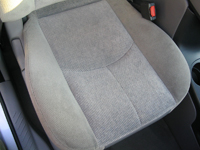 Repaired car seat